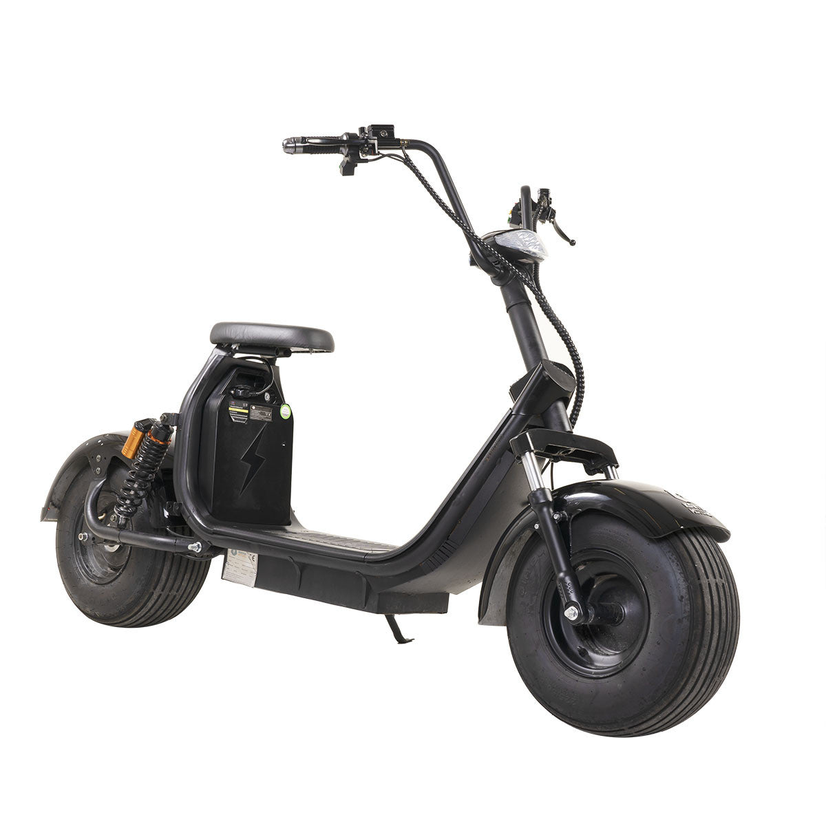 Kontio Kruiser Long Range Single 1000W, Kaksi 0,7kWh Lithium Akkua, Musta