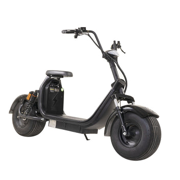 Kontio Kruiser Long Range Single 1000W, Kaksi 0,7kWh Lithium Akkua, Musta