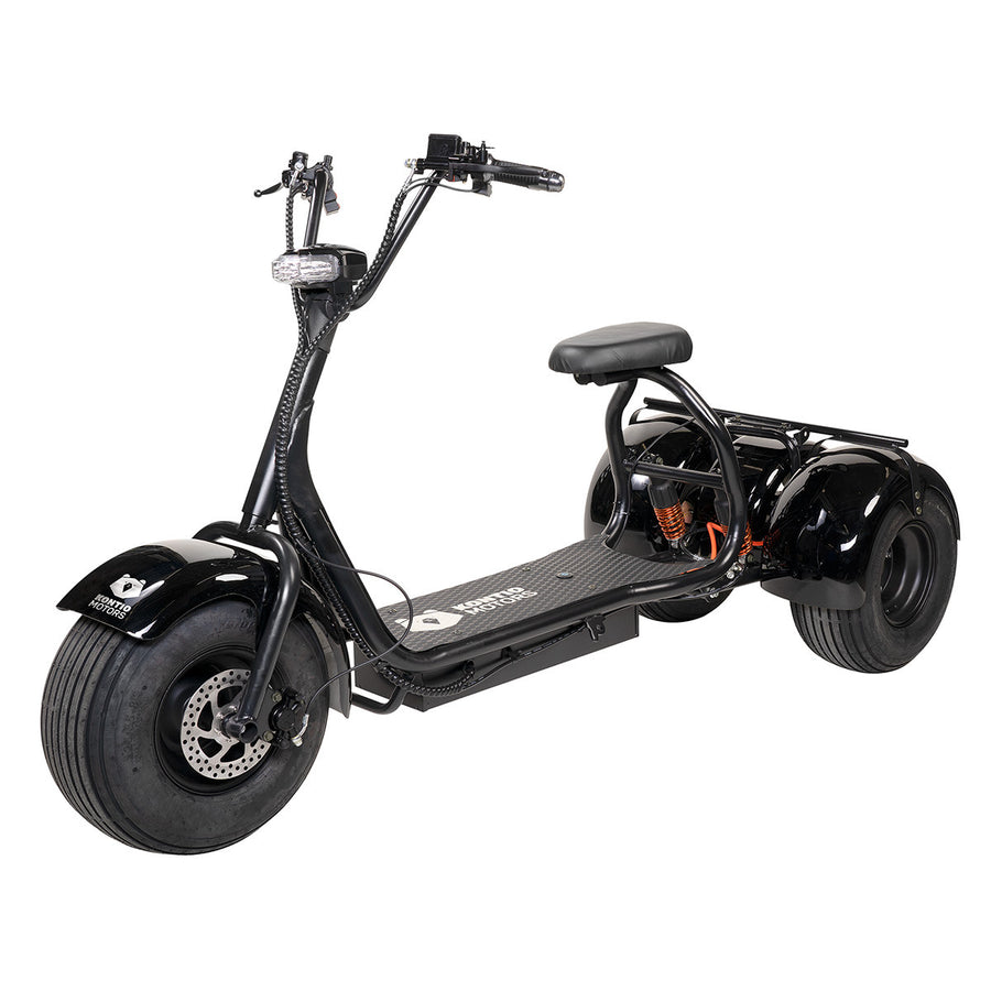 Kontio Kruiser Trike 1000W, 1,2kWh Lithium Akku, Musta