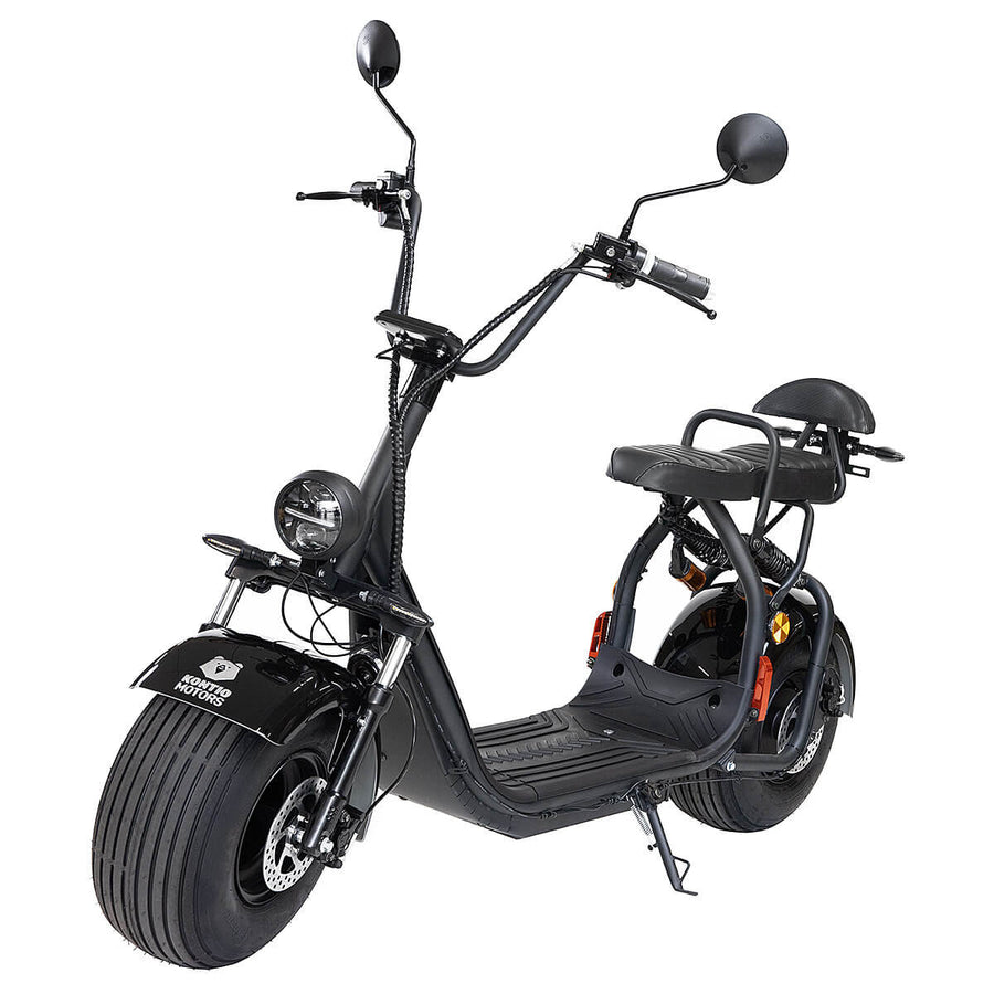 Kontio Motors Kruiser Salvatore 1000W, större 1,2kWh batteri, svart