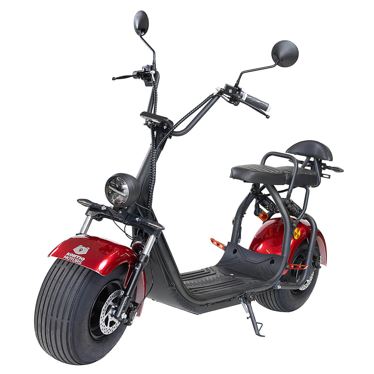 Kontio Motors Kruiser Salvatore 1000W, 0,7 kWh akulla, Metallic Red