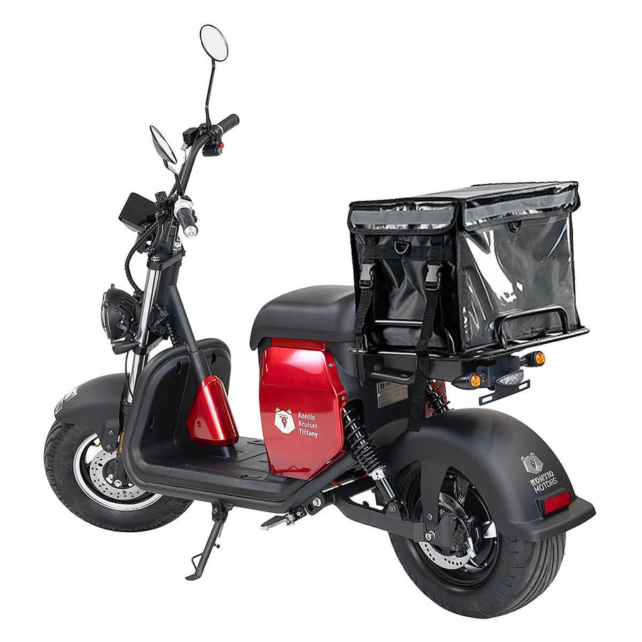 Kontio Kruiser Express 1000W, 0,7kWh litiumbatteri, Metallic Red