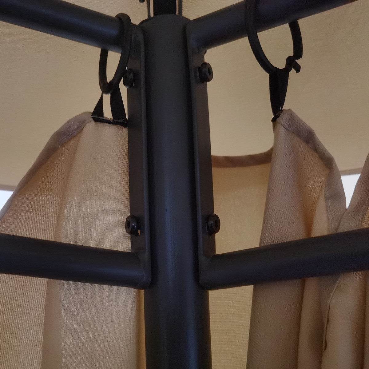 POHJOLA GARDEN Puutarhakatos / Paviljonki 360x360x260cm Pyöreä, Beige