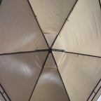 POHJOLA GARDEN Puutarhakatos / Paviljonki 360x360x260cm Pyöreä, Beige