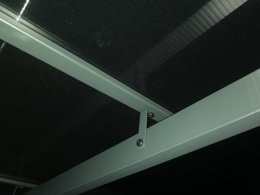 Pohjola Garden Pergola/Puutarhakatos 3x3m, PC katto, Harmaa