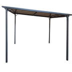 Pohjola Garden Pergola/Puutarhakatos 3x3m, PC katto, Harmaa