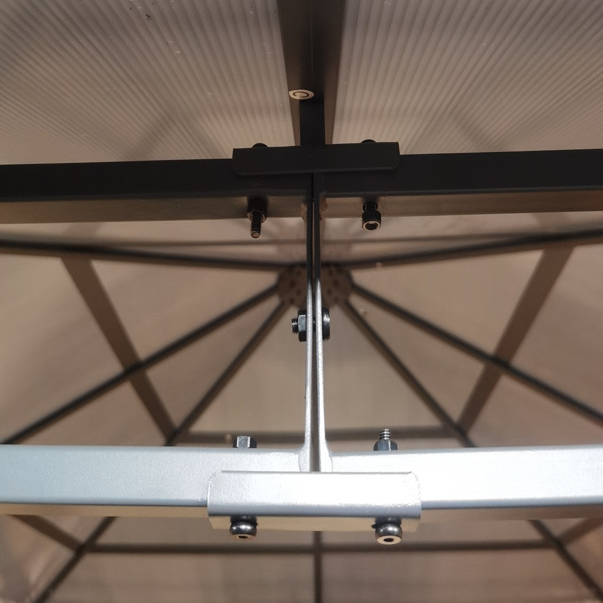 Pohjola Garden Paviljonki/Puutarhakatos 3x3m PC-katolla, Beige