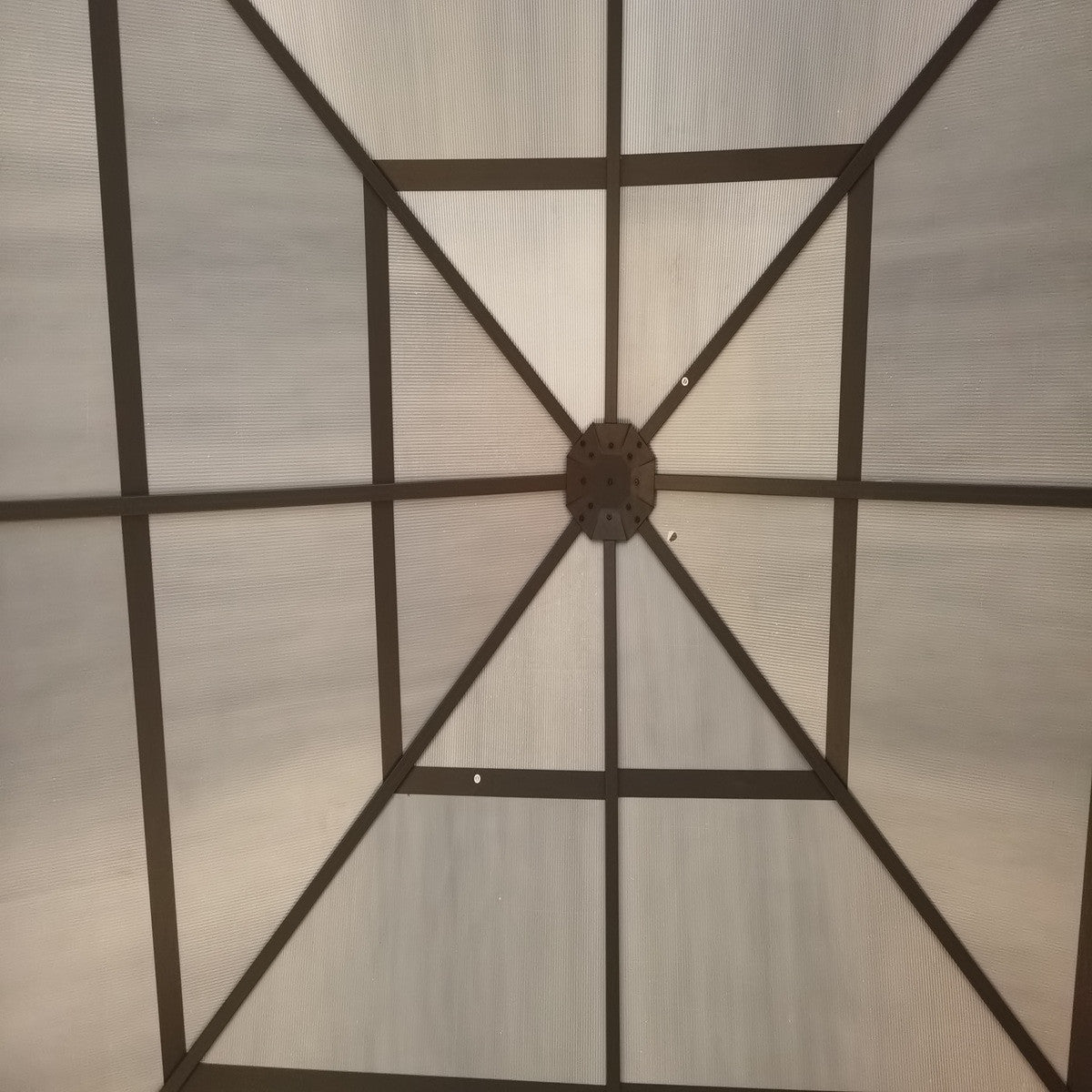 Pohjola Garden Paviljonki/Puutarhakatos 3x3m PC-katolla, Beige