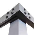 Pohjola Garden Seinään Kiinnitettävä Pergola / Terassikatos 300x260x220cm, Harmaa