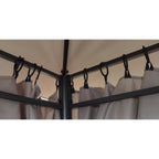 Pohjola Garden PATIO Paviljonki / Terassikatos 3x3m, Harmaa