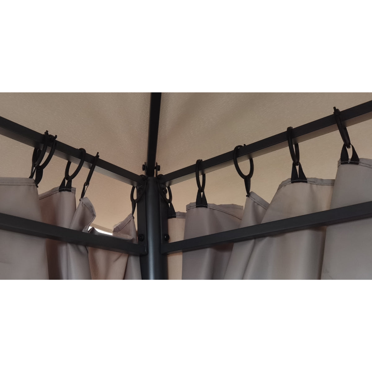 Pohjola Garden PATIO Paviljonki / Terassikatos 3x3m, Harmaa