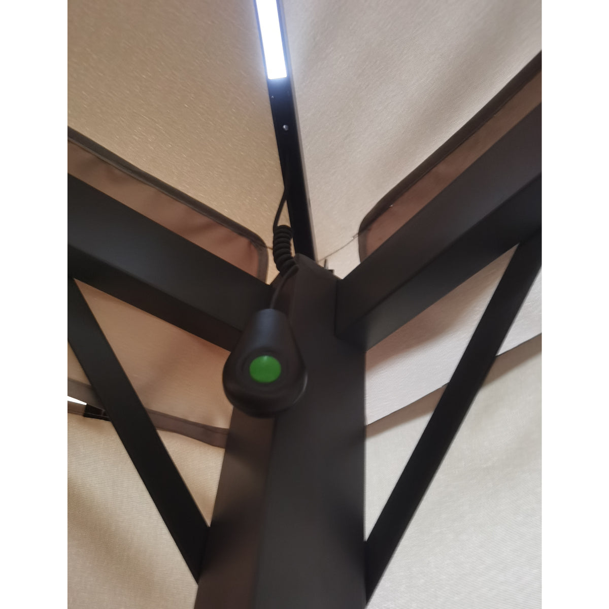 Pohjola Garden LED Puutarhapaviljonki 3x3m, Beige