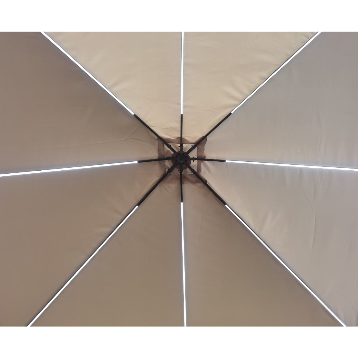 Pohjola Garden LED Puutarhapaviljonki 3x3m, Beige