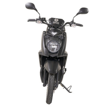Kontio Motors e-Scooter 2.0 600W, 1.0kWh Lyijyakulla, Musta