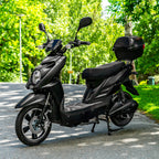 Kontio Motors e-Scooter 2.0 600W, 1.0kWh Lyijyakulla, Musta