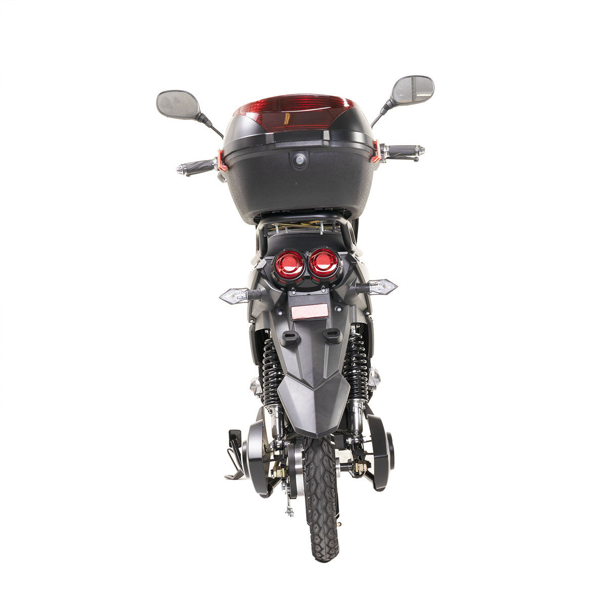 Kontio Motors e-Scooter 2.0 600W, 1.4kWh litium akku ja 3A Laturi, Musta