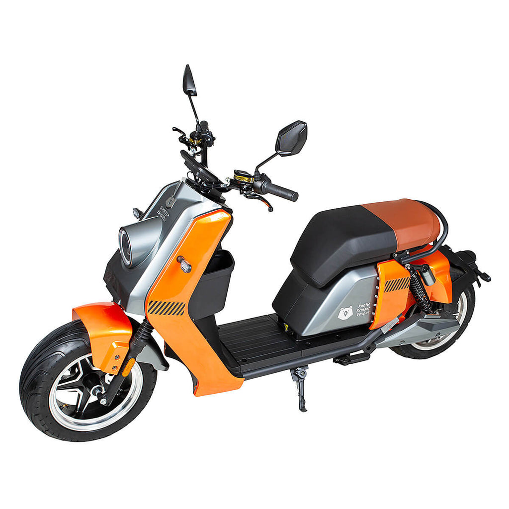 Kruiser Forte Sähkömopo 45km/h Oranssi Grafiitti, 1.2, 1.8 tai 2.4kWh akulla