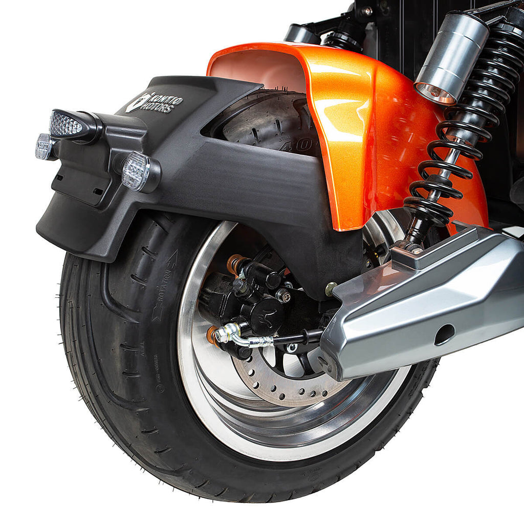 Kruiser Forte Sähkömopo 45km/h Oranssi Grafiitti, 1.2, 1.8 tai 2.4kWh akulla