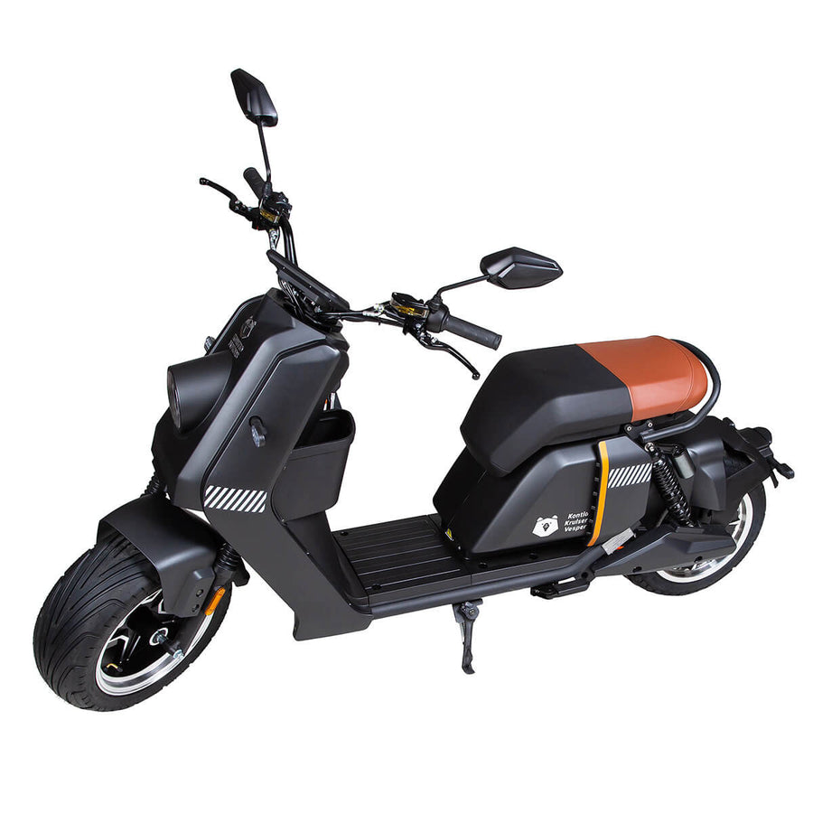 Kruiser Forte Sähköskootteri 45 km/h Musta Grafiitti, 1.2, 1.8 tai 2.4kWh akulla