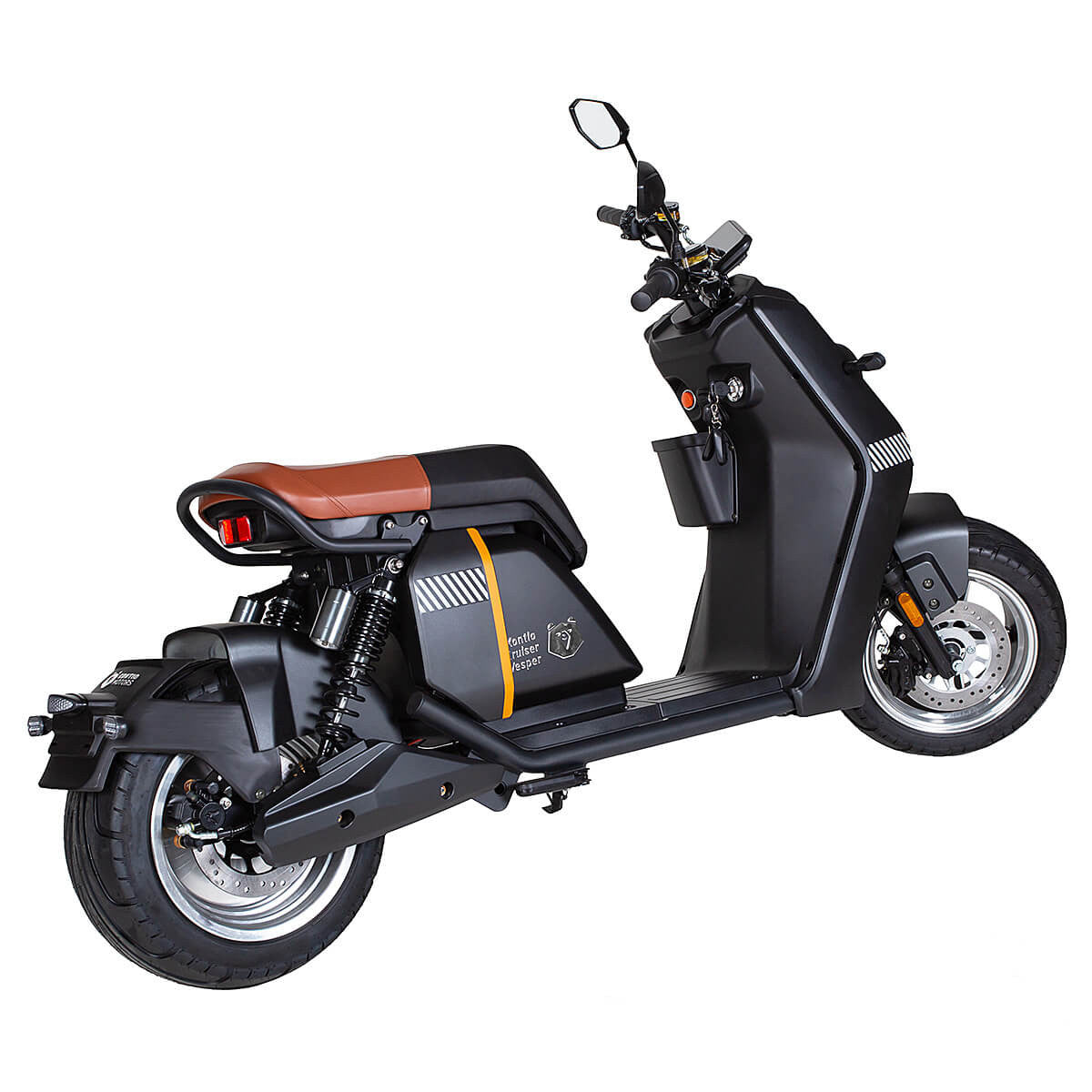 Kruiser Forte mopo 45km/h Musta Grafiitti 1,8 kWh akulla