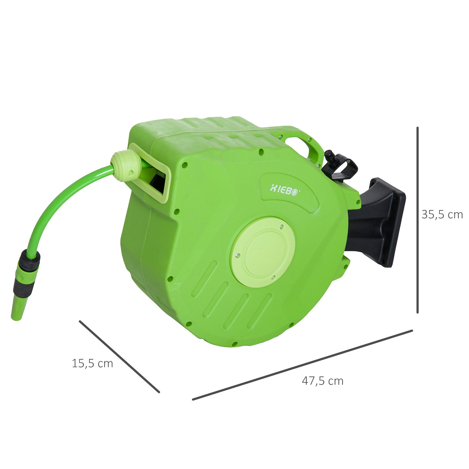 Automaattinen Letkukela Seinään 15 m letkulla ja 180° käännöllä