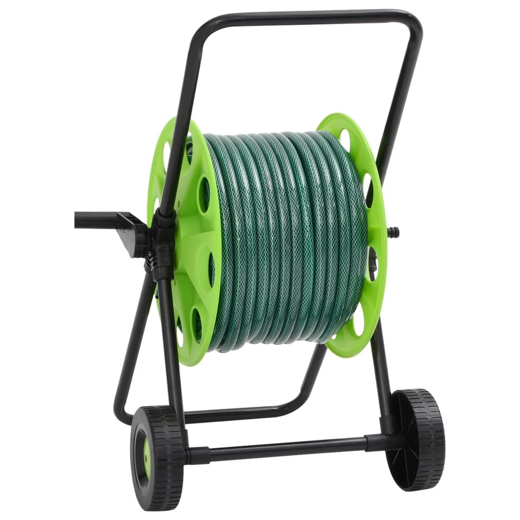 Slangvagn grön med 30 m slang PVC