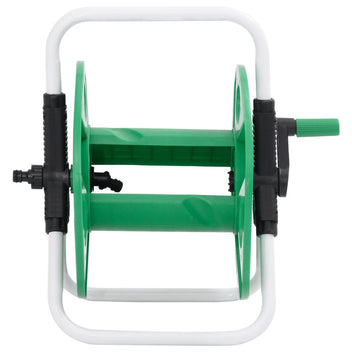 Fristående slangvinda, grön, 45 m, för 1/2" slang, stål