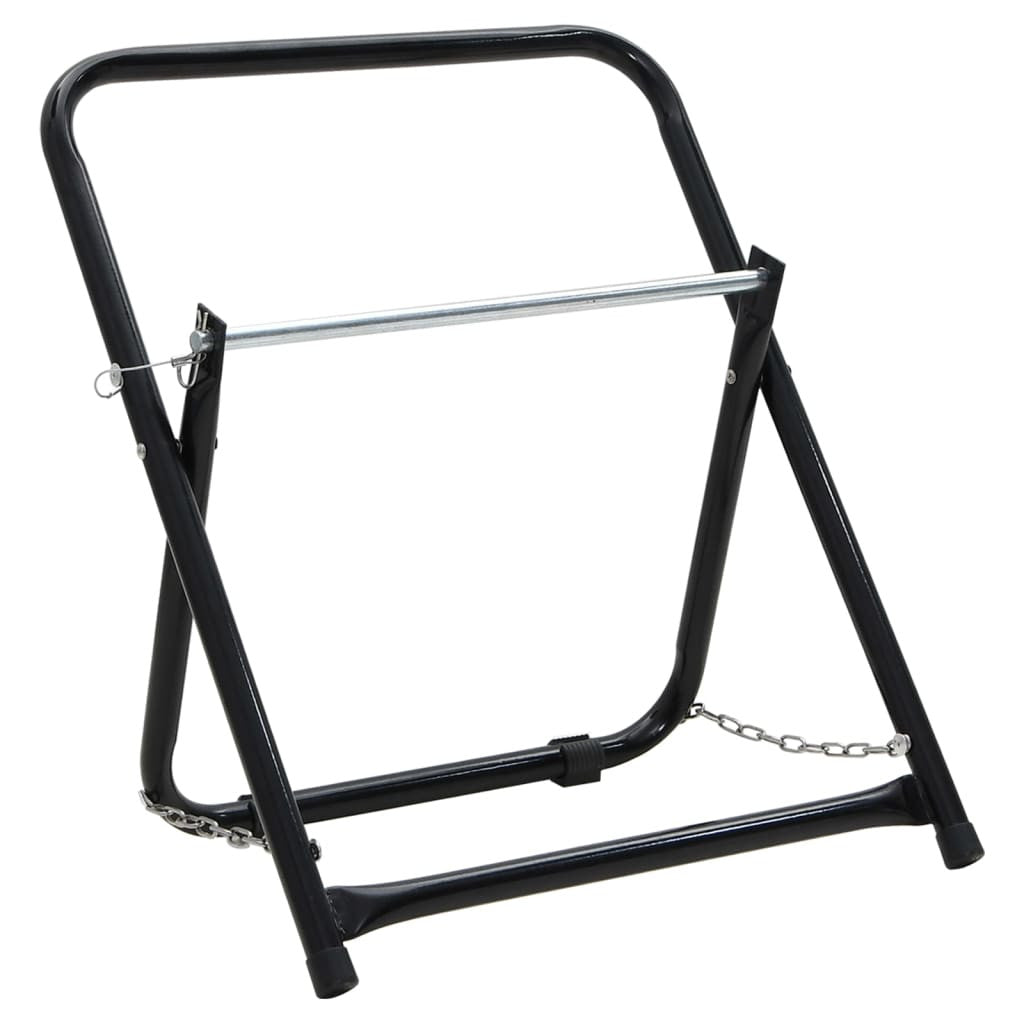Slangvagn 48 cm 45 kg svart pulverlackerat stål