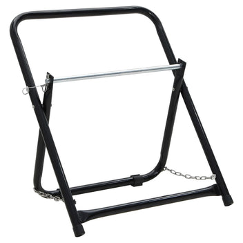 Slangvagn 48 cm 45 kg svart pulverlackerat stål
