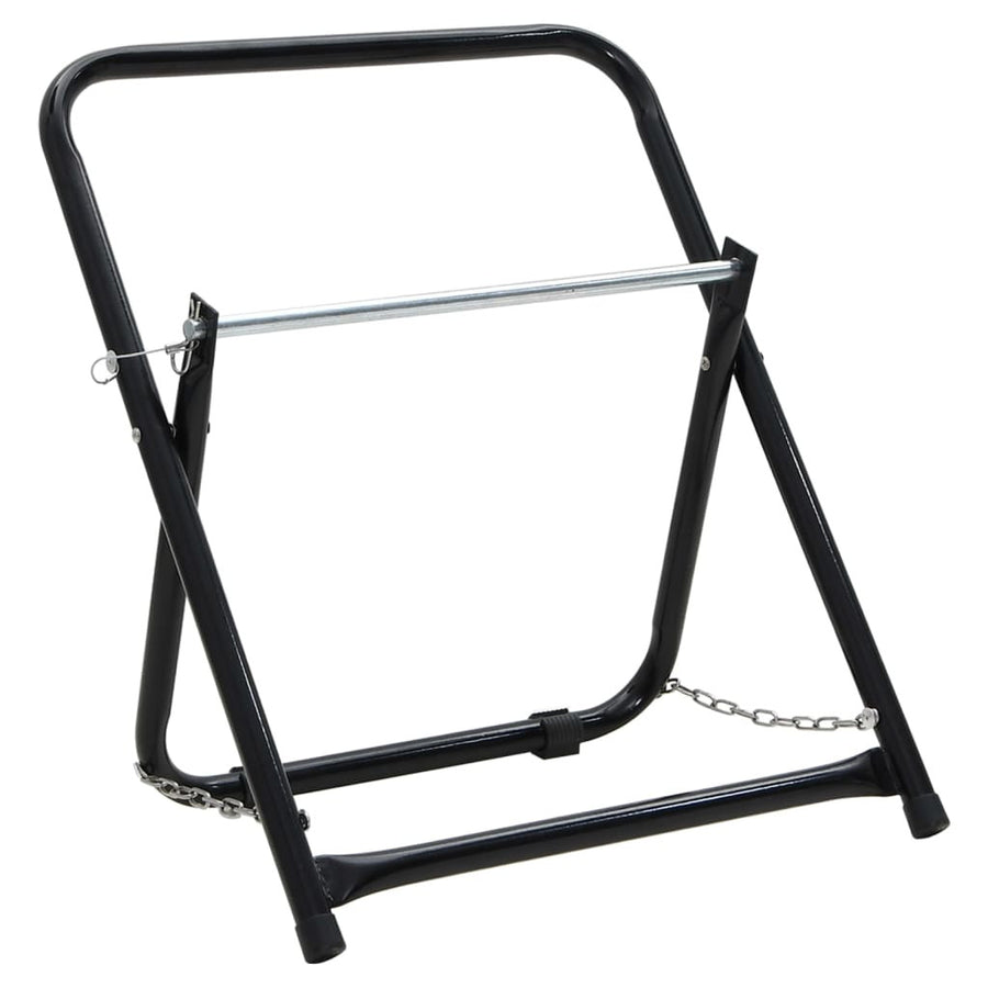 Letkukelakärry 48 cm 45 kg musta jauhemaalattu teräs