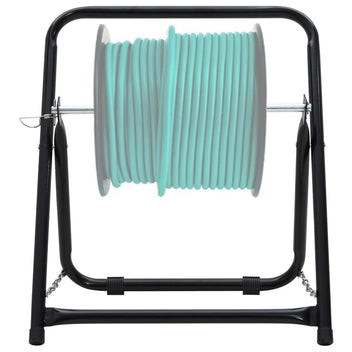 Slangvagn 48 cm 45 kg svart pulverlackerat stål