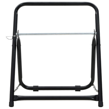 Slangvagn 48 cm 45 kg svart pulverlackerat stål