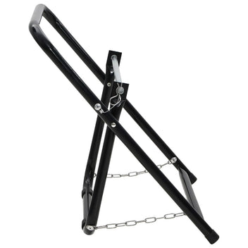 Slangvagn 48 cm 45 kg svart pulverlackerat stål