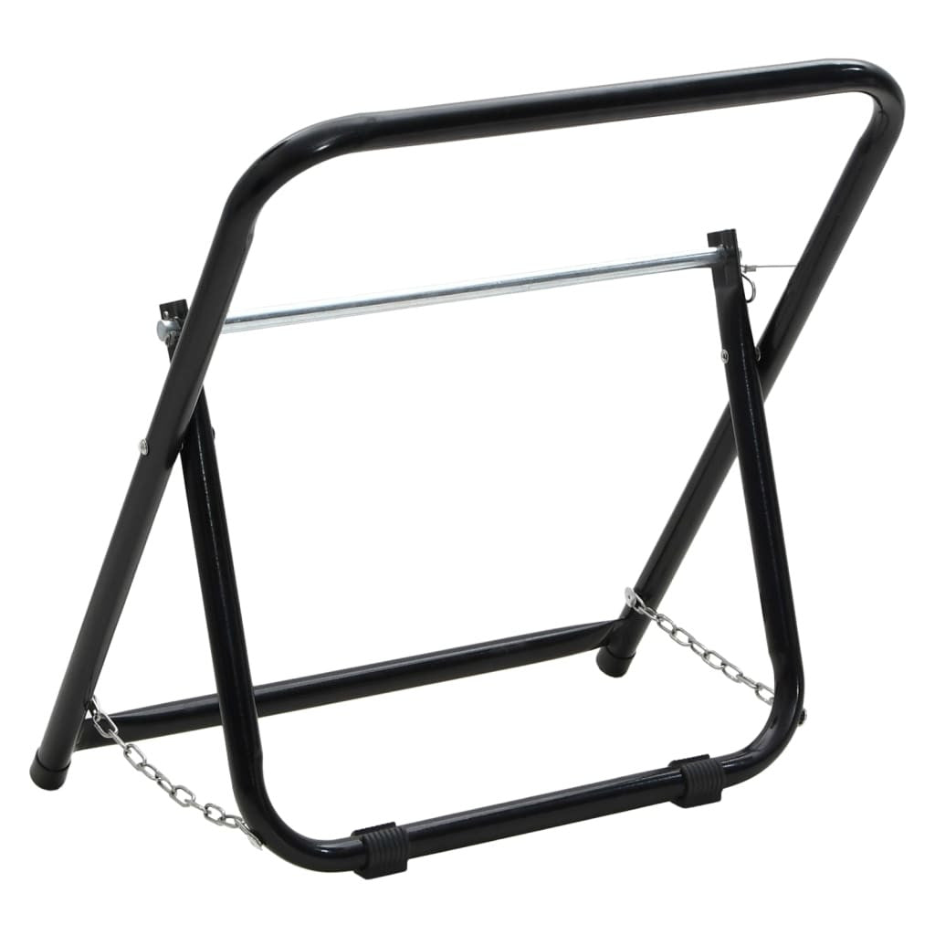 Slangvagn 48 cm 45 kg svart pulverlackerat stål