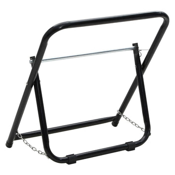 Slangvagn 48 cm 45 kg svart pulverlackerat stål