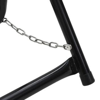 Slangvagn 48 cm 45 kg svart pulverlackerat stål