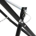 Letkukelakärry 48 cm 45 kg musta jauhemaalattu teräs