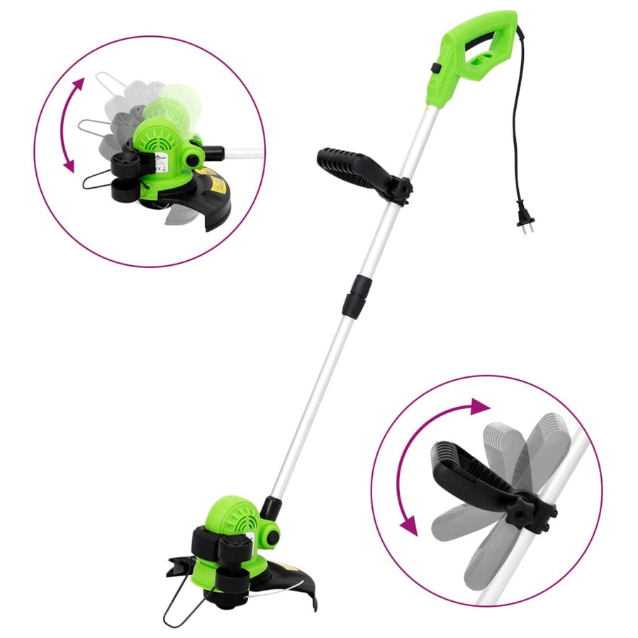 Teleskopisk elektrisk grästrimmer 29 cm 550 W