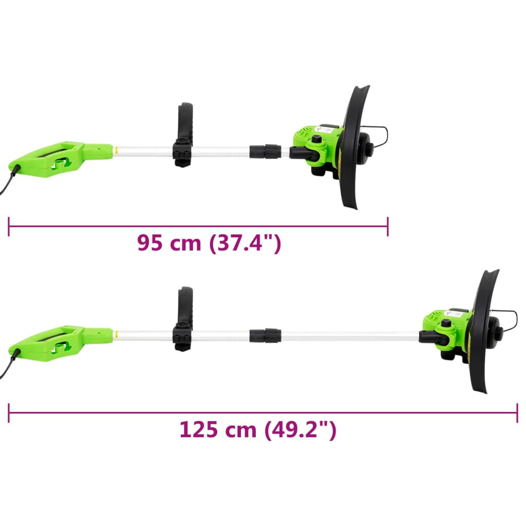 Teleskooppivartinen sähkökäyttöinen ruohotrimmeri 29 cm 550 W