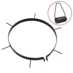 Nurmikon ilmaajapannat piikeillä 5 kpl Ø 30 cm rauta