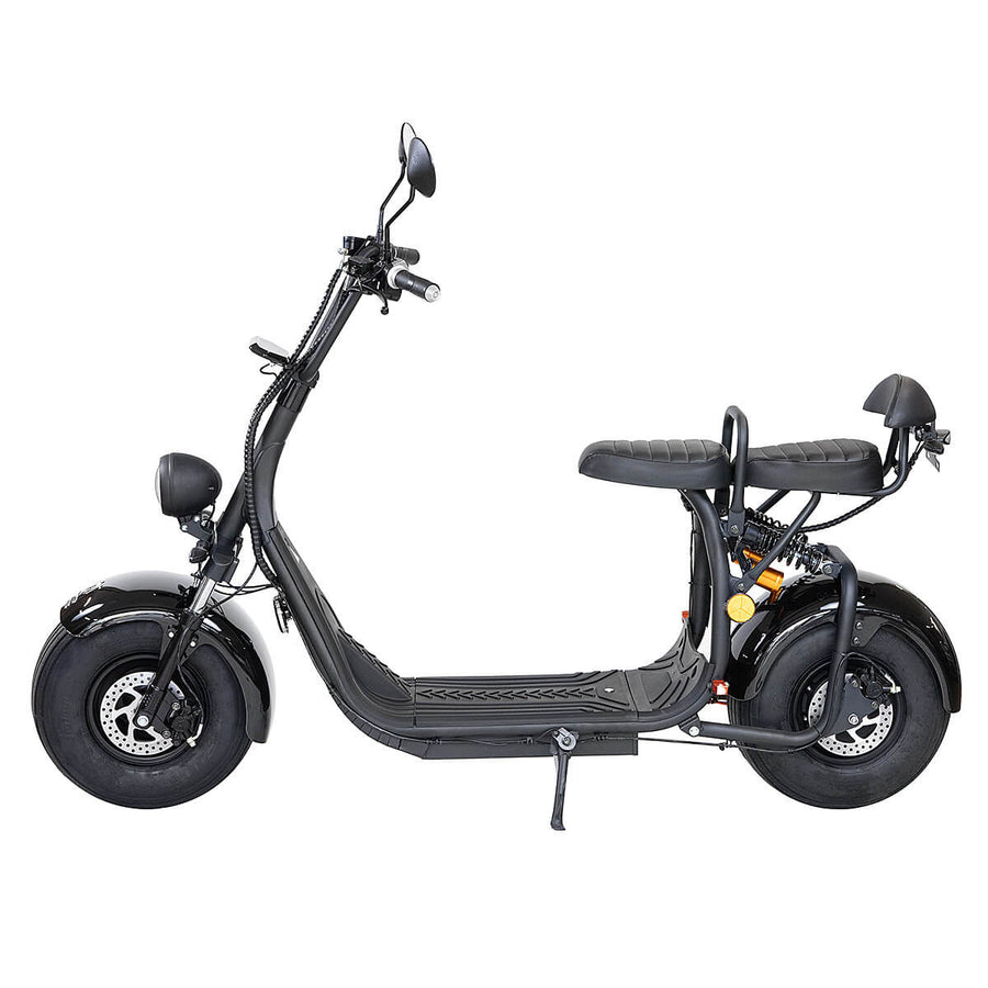 Kontio Motors Kruiser Salvatore 1000W, större 1,2kWh batteri, svart