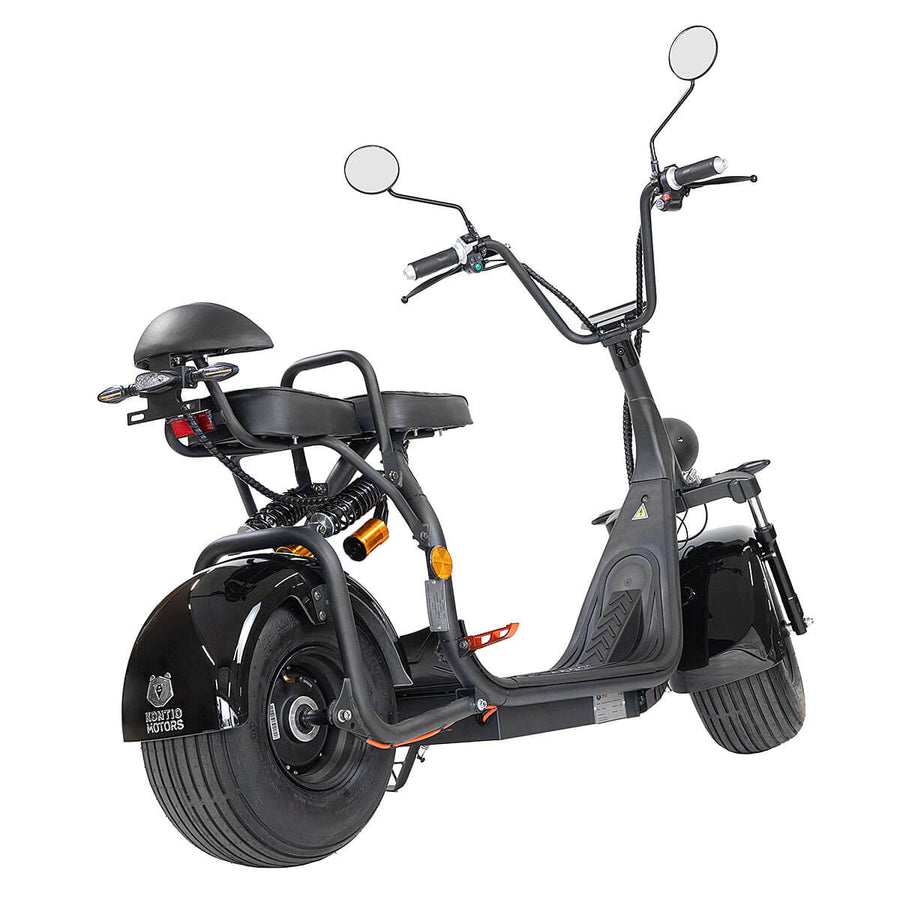 Kontio Motors Kruiser Salvatore 1000W, större 1,2kWh batteri, svart