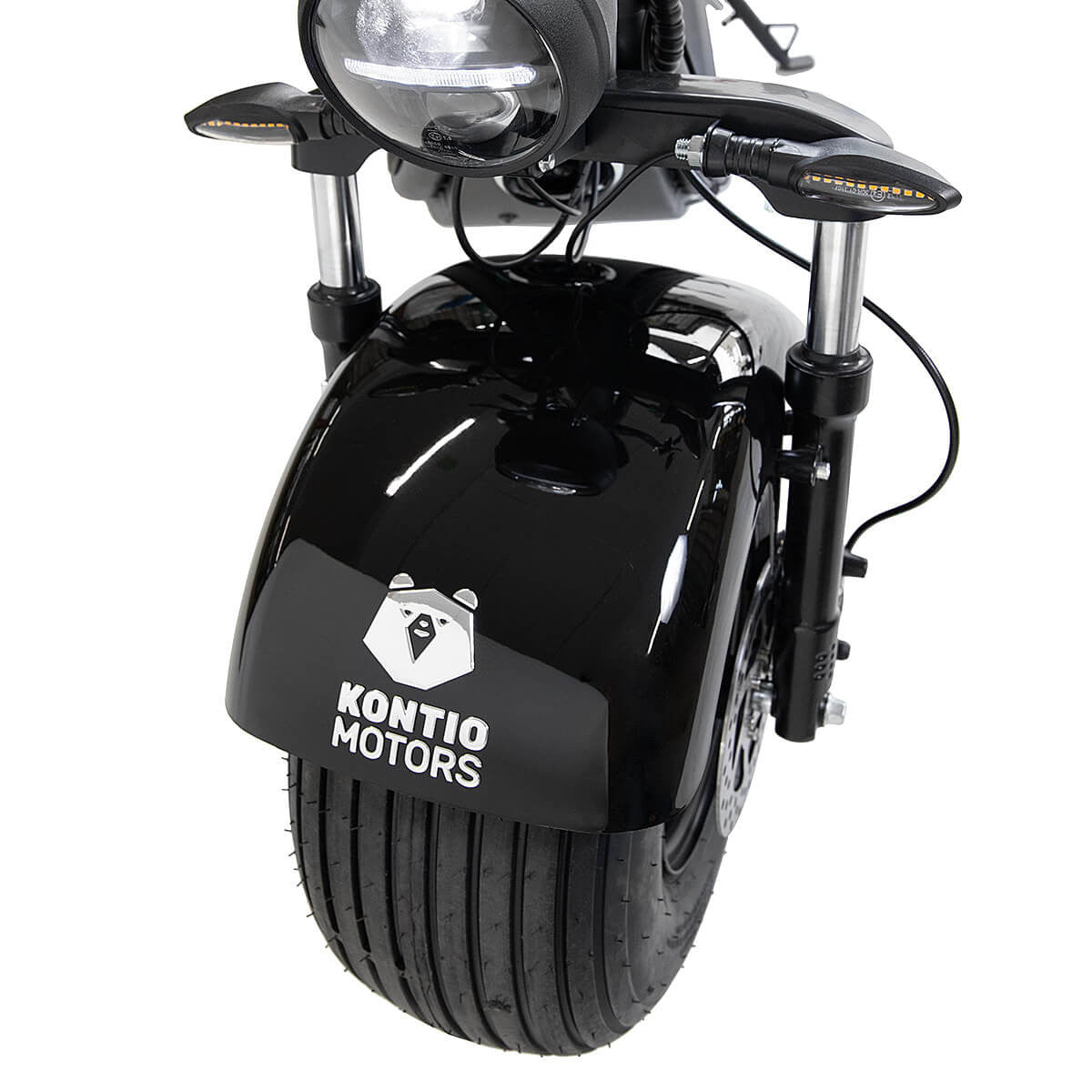 Kontio Motors Kruiser Salvatore 1000W, 0,7 kWh batteri, svart