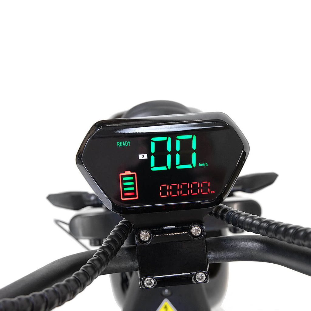 Kontio Motors Kruiser Salvatore 1000W, 0,7 kWh batteri, svart
