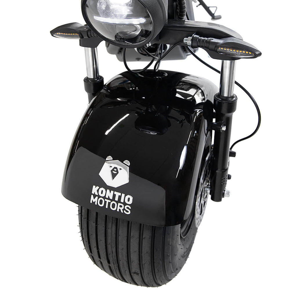 Kontio Motors Kruiser Salvatore 1000W, Suurempi 1,2kWh akku, Musta
