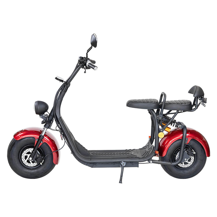 Kontio Motors Kruiser Salvatore 1000W, 0,7 kWh batteri, Metallic Red