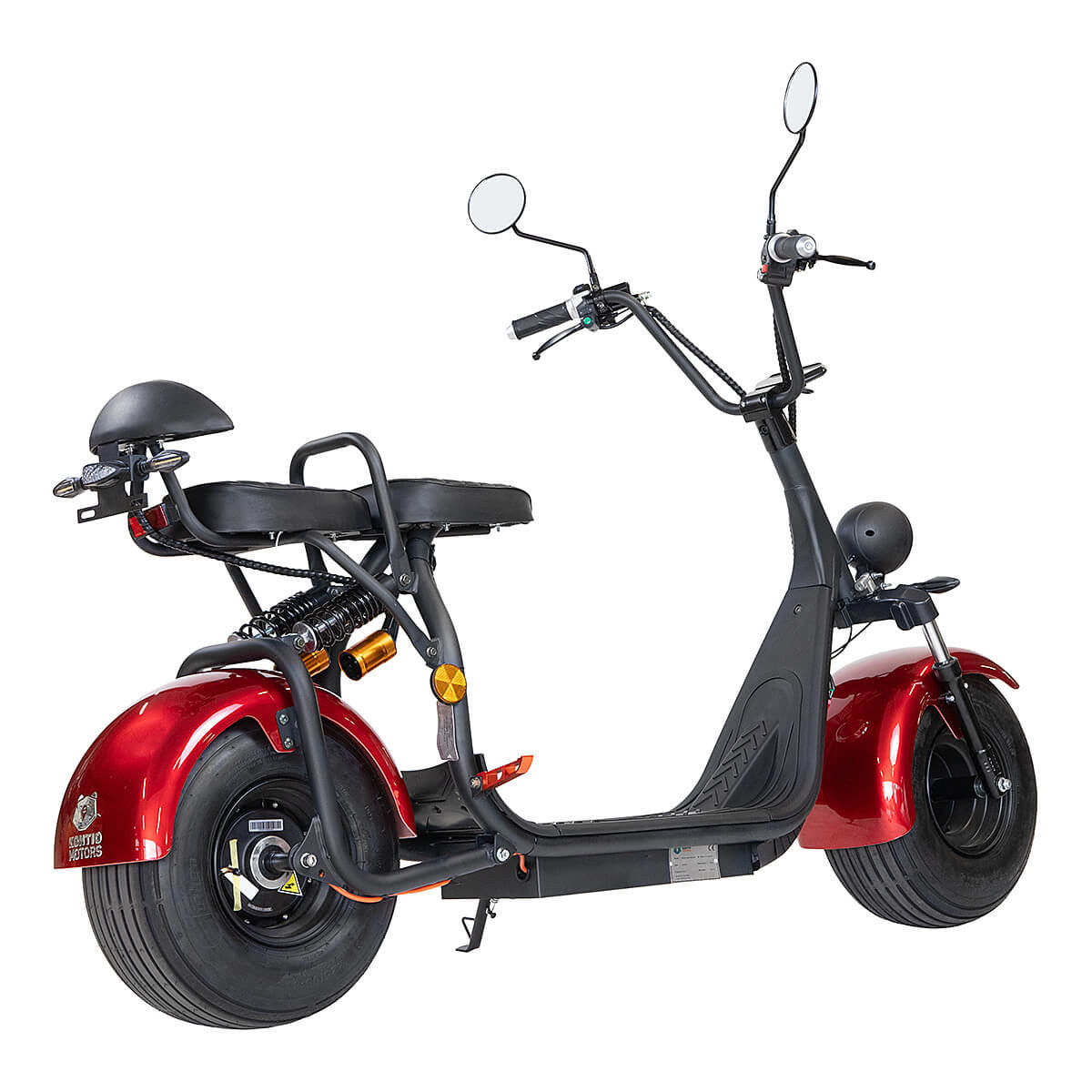 Kontio Motors Kruiser Salvatore 1000W, 0,7 kWh batteri, Metallic Red