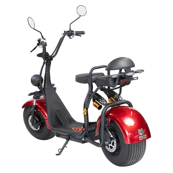 Kontio Motors Kruiser Salvatore 1000W, 0,7 kWh batteri, Metallic Red