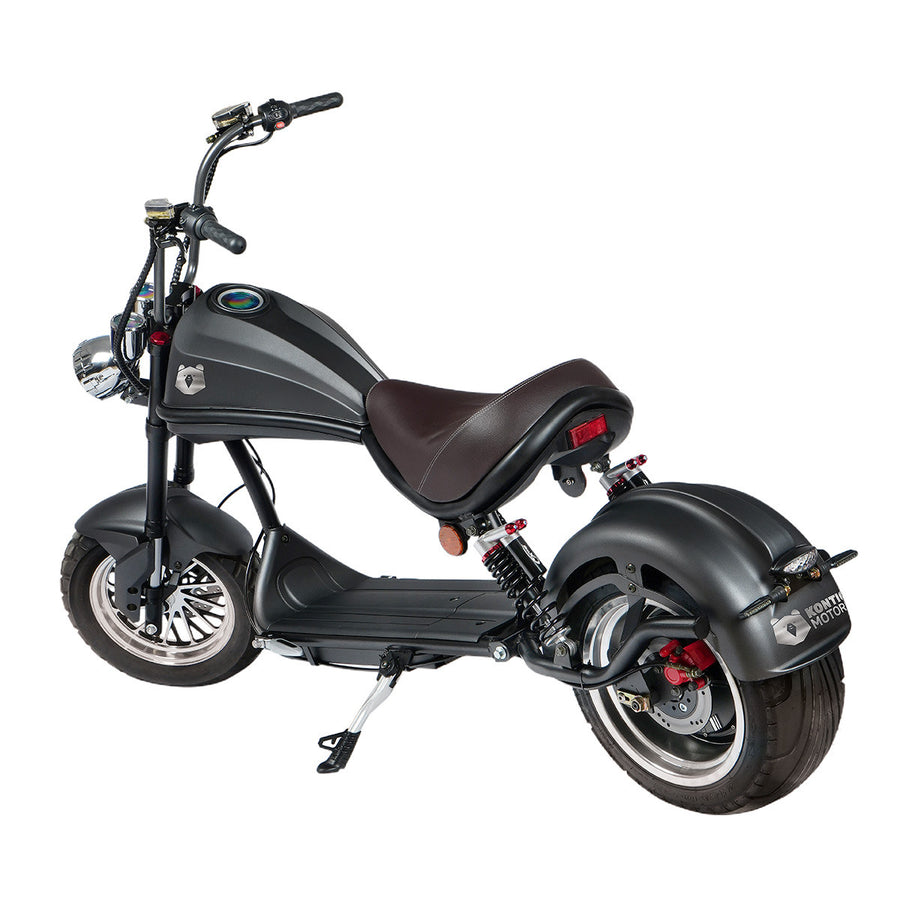 Kontio Kruiser Heritage 1000W, Suurempi 1,2kWh Lithium Akku, Musta