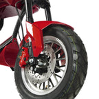 Kontio Kruiser Heritage 1000W, Suurempi 1,2kWh Lithium Akku, Punainen